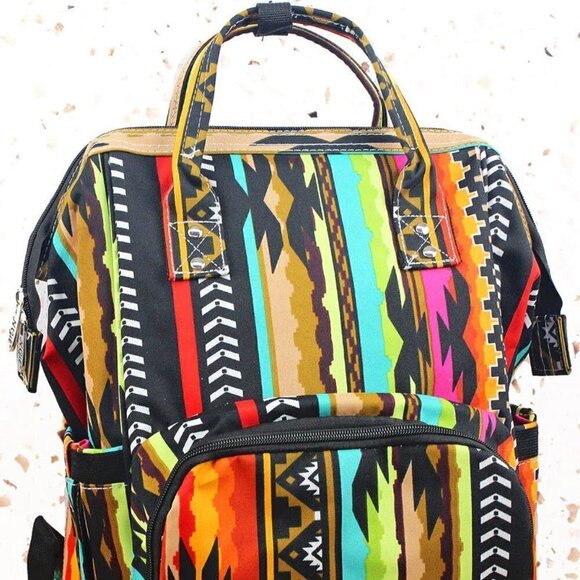 WESTERN SAN JOSE SERAPE DIAPER BAG BACKPACK